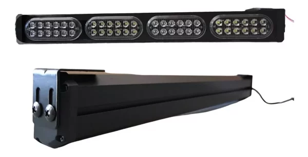 Barra Led de 4 Módulos Color Ámbar 12/24v 14 Funciones - Image 4