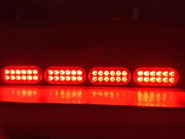 Barra Led de 4 Módulos Color Ámbar 12/24v 14 Funciones - Image 6
