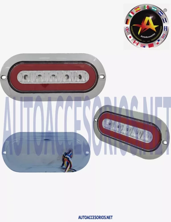 Plafon De Leds Rojo/azul 4 Funciones 12/24v - Image 4