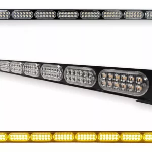 Barras De 8 Módulos 96 Leds Ámbar 14 Funciones 12/24v