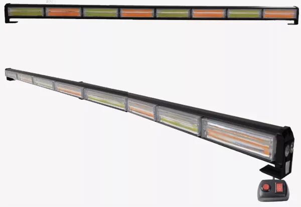 Barra De Leds Ámbar Blanco 12/24v 9 Funciones