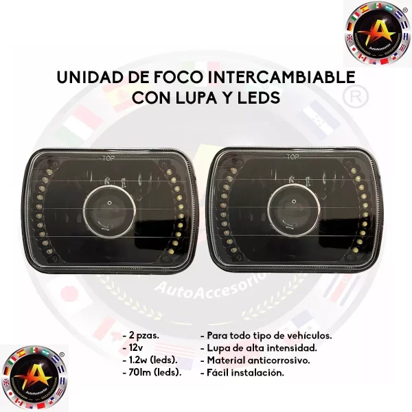 Unidad Cuadrada Foco Intercambiable Cuartos Led - Image 5