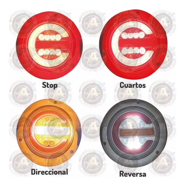 Plafon De Leds 3 Colores 4 Funciones - Image 4