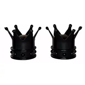 Tapón De Válvula Tipo Corona Color Negro