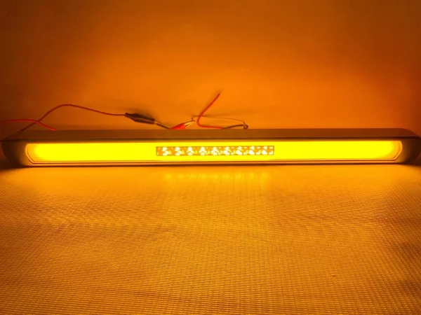 Barra De Plasma Con Leds Fijo Y Estrobo Color Ámbar - Image 4