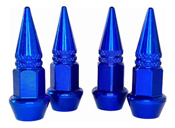 Tapón De Válvula Tipo Pico Alto Color Azul