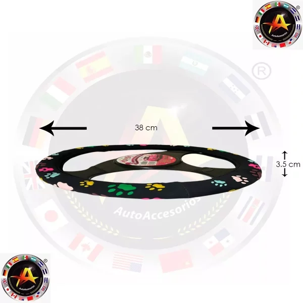 Funda Cubre Volante Tipo Gamuza Para Dama - Image 3