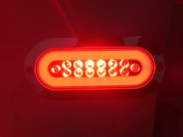 Plafón Oval De Plasma Y Led Rojo 4 Funciones 12-24v - Image 6