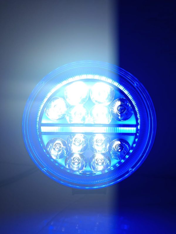 Faro Redondo De Led Alta Intensidad Luz Fija/estrobo - Image 6