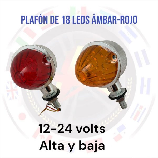 Direccional De 18 Leds Rojo-ambar, Alta Y Baja - Image 3