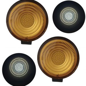 Faro Redondo De Led Alta Intensidad Luz Fija Y Estrobo