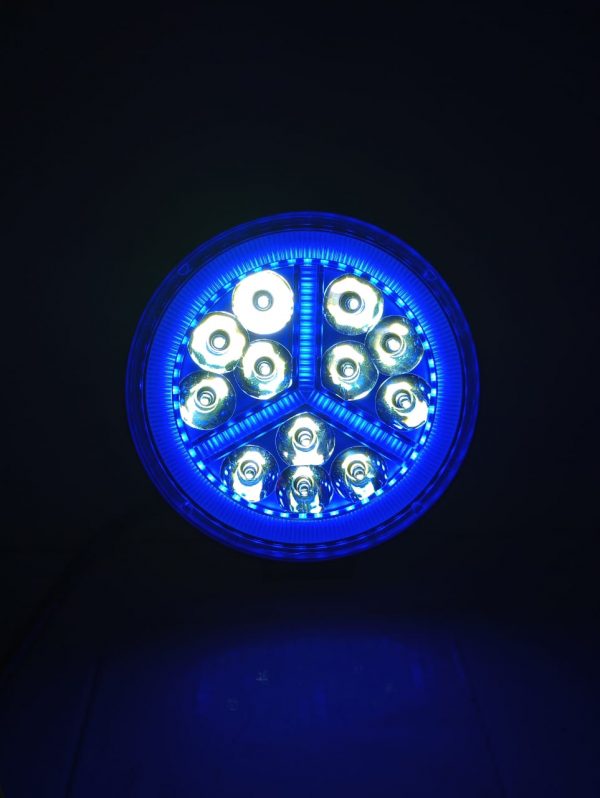 Faro Redondo De Led Alta Intensidad 12-24v Azul/Blanco - Image 7
