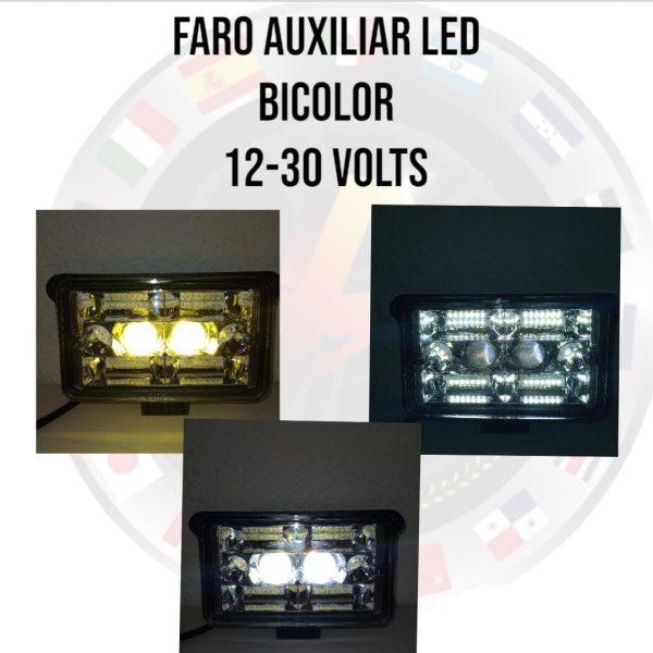 Faro Rectangular De Super Potentes Leds - Image 2
