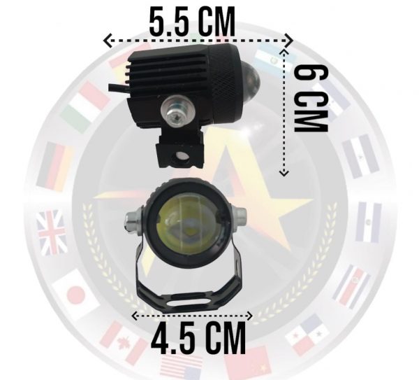Faro De 1 Led Ojo De Angel 9-85v 20w Estrobo - Image 2