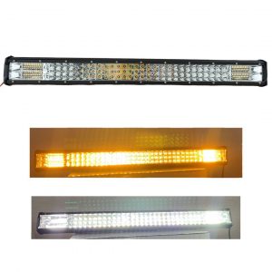 Barra De Leds Blanco-ambar Fijo Y Estrobo