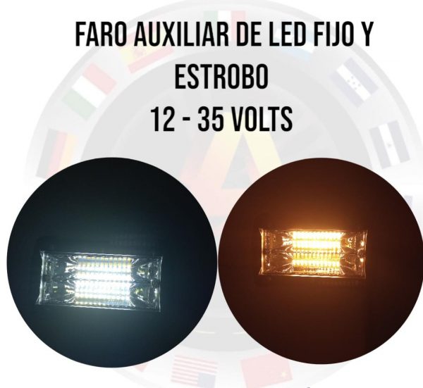 Faro Unidad Rectangular De Super Potentes Leds - Image 3