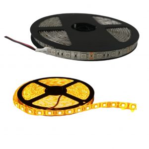 Tira De Led Flexible 5 Metros Color Ambar
