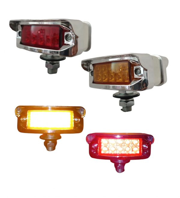 Plafón De Led Con Bisel Bicolor Estrobo