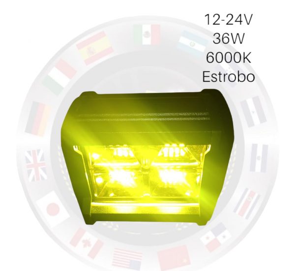 Faro De Led Alta Intensidad Estrobo Yellow - Image 3