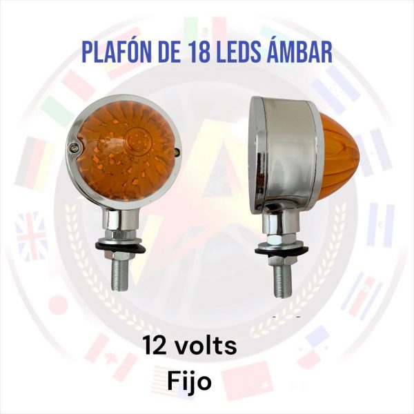 Direccional De 18 Leds Ámbar Fijo - Image 2