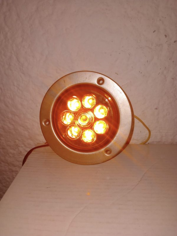 Plafón Redondo De 8 Leds 10-30v Marco De Metal - Image 6