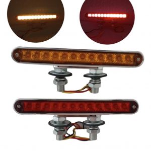 Plafón De Led Universal 10-30v 6.5" Bicolor Ámbar/Rojo