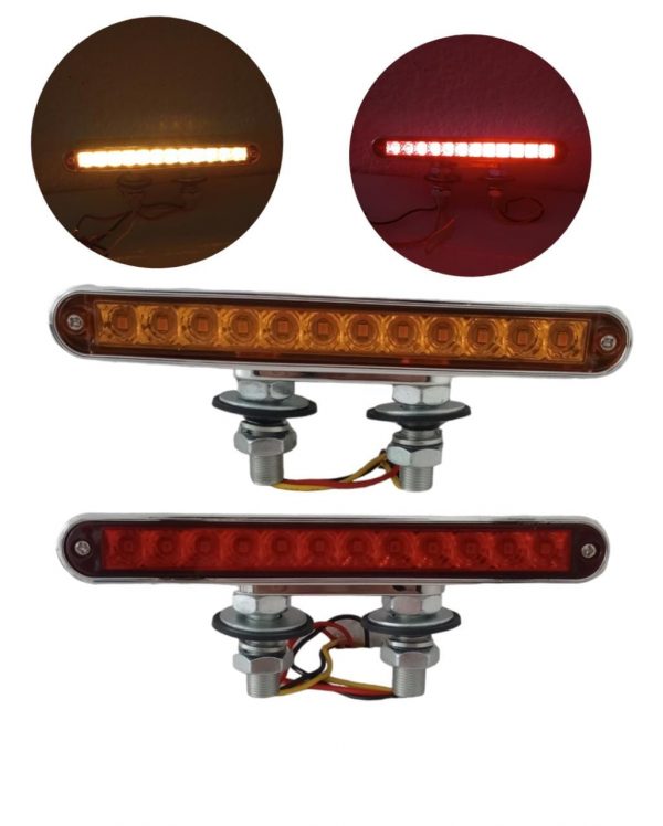 Plafón De Led Universal 10-30v 6.5" Bicolor Ámbar/Rojo