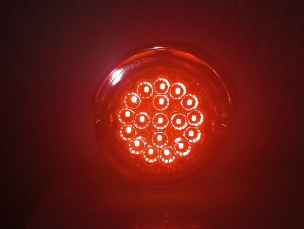 Plafón Redondo De 18 Leds 10-30v Color Rojo - Image 5