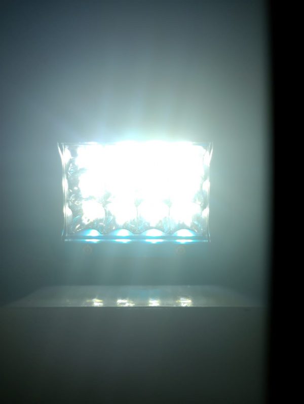 Faro Azul De Led Alta Intensidad 12-24v Luz Blc Fija/estrobo - Image 5