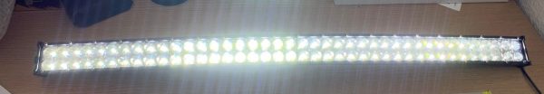 Barra Curva De 80 Leds Blanco-ambar Fijo Y Estrobo De 105 Cm - Image 4