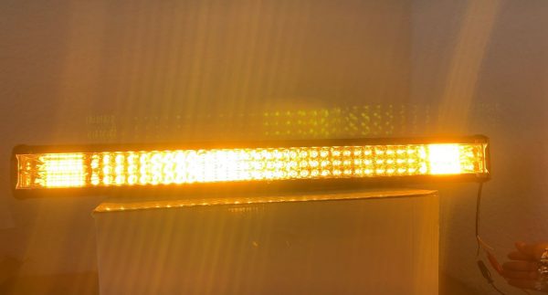 Barra De Leds Blanco-ambar Fijo Y Estrobo - Image 4