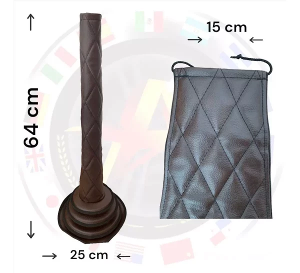 Funda Cafe Para Palanca De Camion Base Redonda Sin Estoperol - Image 2