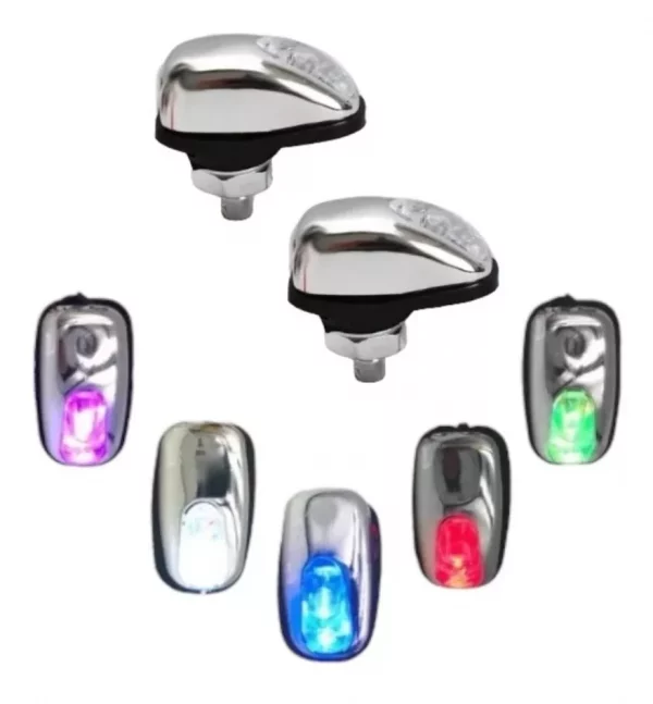 Chisguetero Cromado Con Luz Led de 7 Colores
