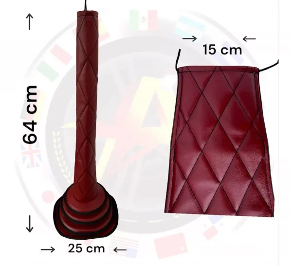 Funda Vino Para Palanca De Camion Base Redonda Sin Estoperol - Image 2