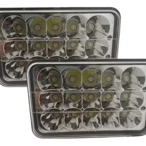 Faro Unidad Rectangular De 15 Potentes Leds