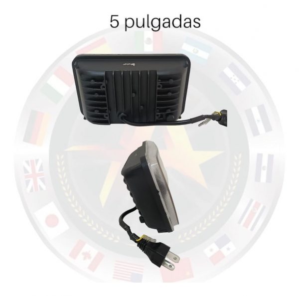 Faro Unidad Rectangular De Calavera 12v 65w 5" - Image 4