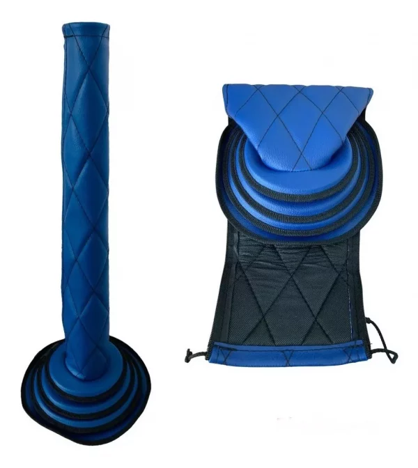 Funda Azul Para Palanca De Camion Base Redonda Sin Estoperol