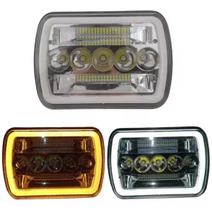 Faro Unidad Rectangular 7 Pulgadas Ambar / Blanco
