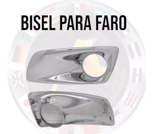 Bisel Cromado Para Faro De Defensa Izquierdo Kenworth T660 - Image 2