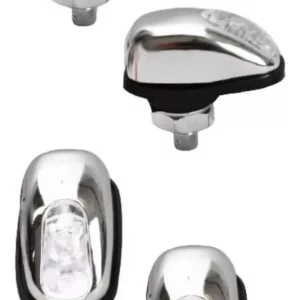 Chisguetero Cromado Con Luz Led Azul