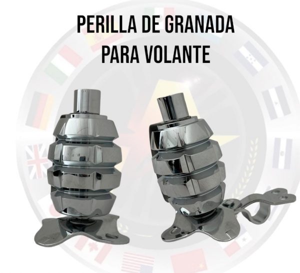 Perilla Para Volante Granada Cromada - Image 6