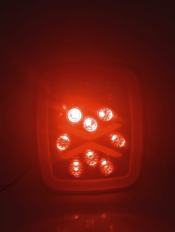 Plafón Cuadrado Tipo Jeep Universal 12-24v Led/Glo - Image 6