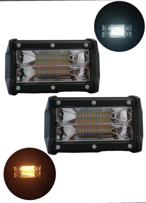 Faro Unidad Rectangular De Super Potentes Leds