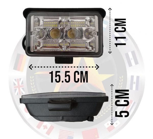Faro Rectangular De Super Potentes Leds - Image 4