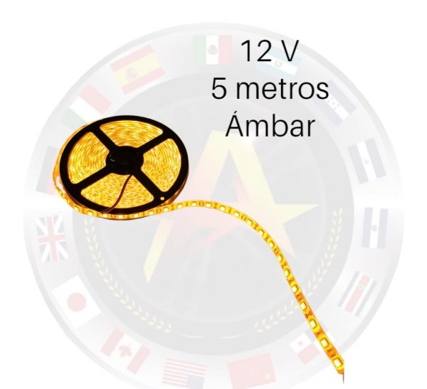 Tira De Led Flexible 5 Metros Color Ambar - Image 2