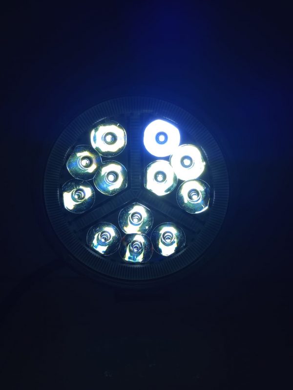 Faro Redondo De Led Alta Intensidad 12-24v Azul/Blanco - Image 6