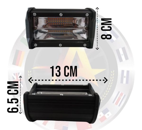 Faro Unidad Rectangular De Super Potentes Leds - Image 2