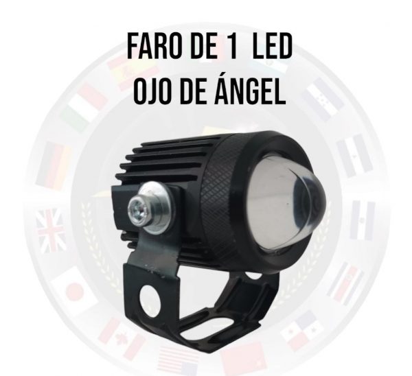 Faro De 1 Led Ojo De Angel 9-85v 20w Estrobo - Image 3