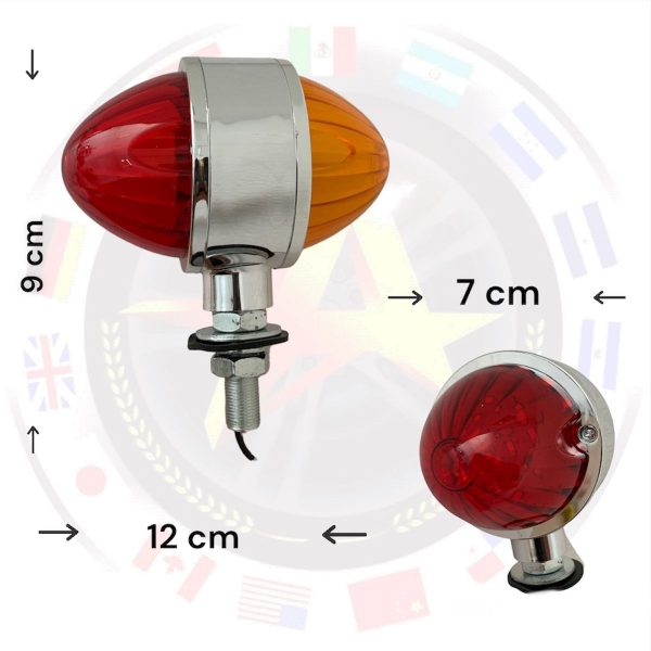 Direccional De 18 Leds Rojo-ambar, Alta Y Baja - Image 2