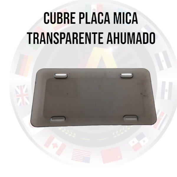 Cubre Placa Acrílico Oscuro - Image 2
